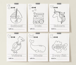 Dinosaur ABC Book Baby Shower Game – Printable Activity